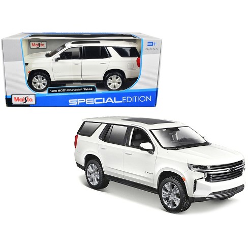 2021 Chevrolet Tahoe White with Sunroof "Special Edition" 1/26 Diecast Model Car by Maisto - image 1 of 3