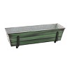 Small Galvanized Metal Rectangular Planter Box - ACHLA Designs - image 4 of 4