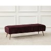 Salome Upholstered Bench - KNT7041 - Safavieh Couture - 2 of 4