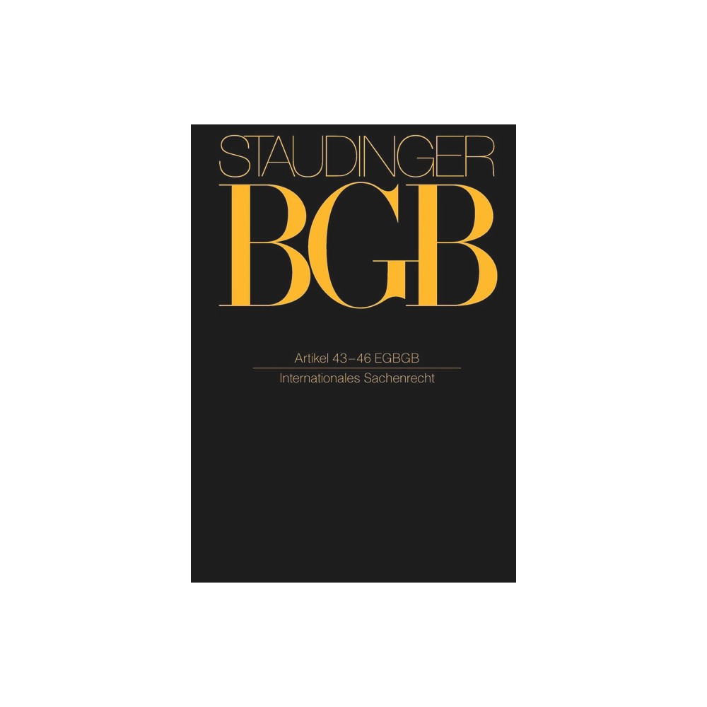 Artikel 43-46 EGBGB - by Heinz-Peter Mansel (Hardcover)