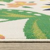 Captiv8e Designs Hilo Bold Floral Ivory Indoor/Outdoor Rug - 4 of 4