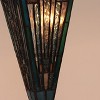 Chloe Lighting Innes Mission Tiffany-Style Blackish Bronze 3 Light Double Lit Table Lamp 16" Wide - 4 of 4