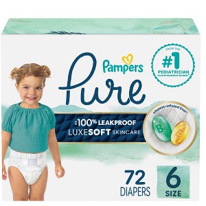 Pampers Pure Protection Diapers - (Select Size and Count) - 1 of 4