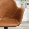 Vatros Mid-Century Modern Office Chair Rolling Swivel Height Adjustable Office Chair with Arms - 4 of 4