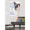Trends International Grumpy Cat - Blue Unframed Wall Poster Prints - 2 of 4