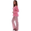 Just Love Womens Ultra-Soft Pajama Pant Set with Matching Socks - 3 Piece Micro Fleece PJ Set - 2 of 4