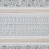 PAGED 72x72 Inch Cotton Shower Curtain with 12 Button Holes at the Top and Printed and Pieced Multi Pattern Design,Shower Curtains for Bathroom - 3 of 4