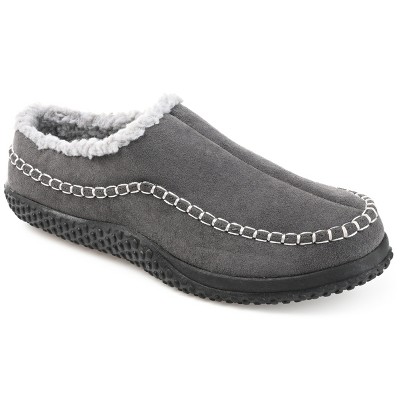 Vance Co. Godwin Moccasin Clog Slipper Grey 11 : Target