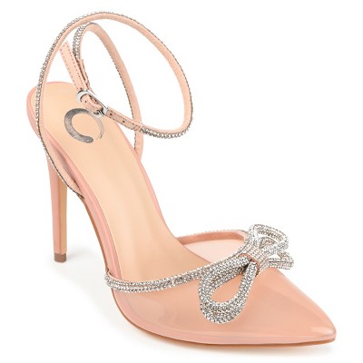 Journee Collection Women's Gracia Buckle High Stiletto Pointed Toe Pumps