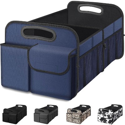 TruAIR Five-Compartment Waterproof Collapsible Car Trunk Organizer with Non-Slip Base