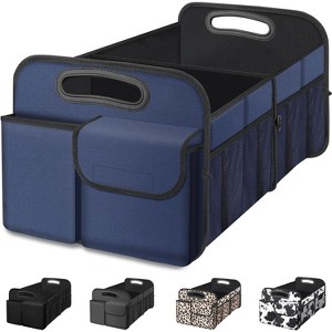 TruAIR Five-Compartment Waterproof Collapsible Car Trunk Organizer with Non-Slip Base - 1 of 4