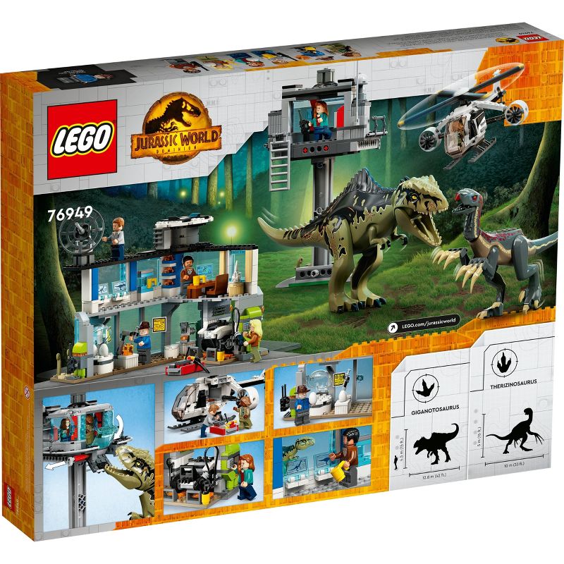 LEGO Jurassic World Giganotosaurus Attack Dinosaur Toy 76949, 5 of 8