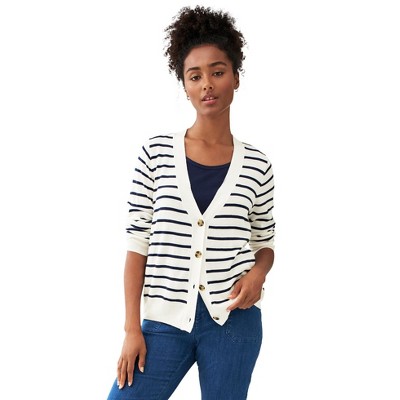 ellos Women's Plus Size Boxy Cardigan