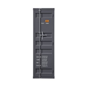 20" CargoWardrobe Gunmetal - Acme Furniture - 1 of 4