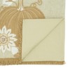 Saro Lifestyle Pumpkin Embroidery Thankful Table Runner, Beige, 16" x 70" - 2 of 3