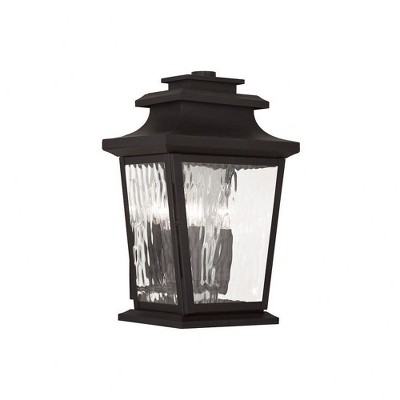 Livex Lighting Hathaway 3 - Light Wall Light in  Black