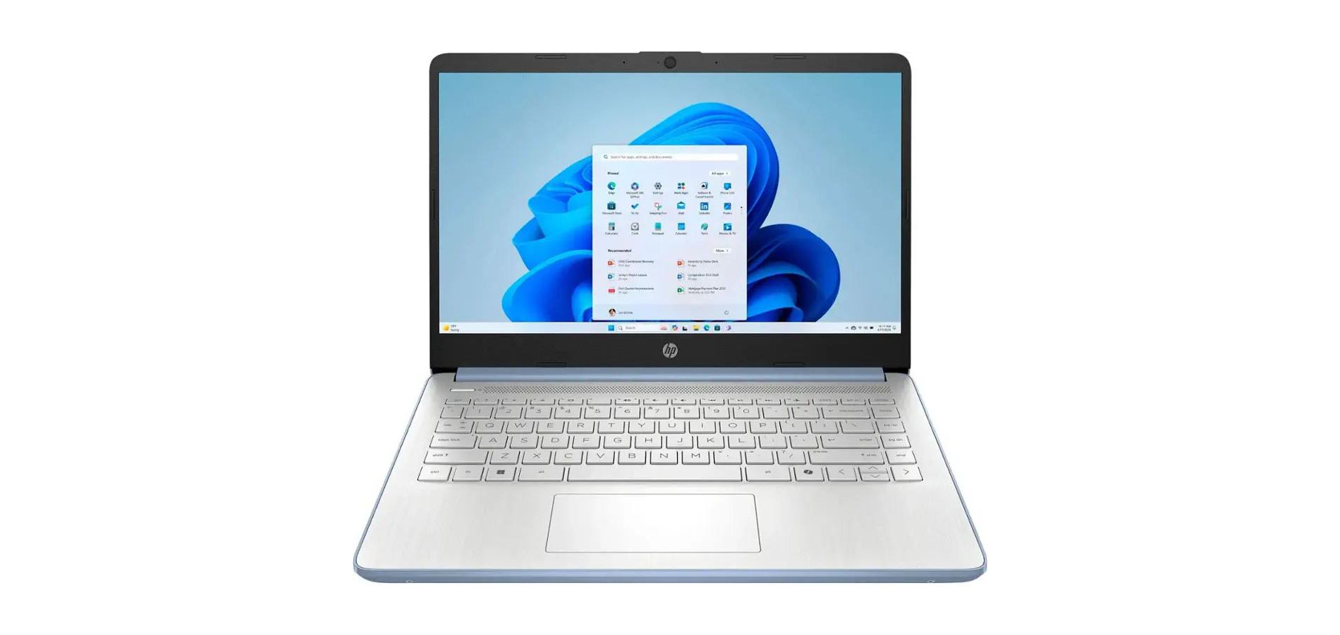 HP 14” HD Laptop, Intel Processor N150, 4GB RAM, 128GB UFS, Windows 11 Home in S Mode, Sky Blue