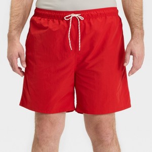 Men's 7" Solid-Color Swim Trunks - Goodfellow & Co™ - 1 of 3