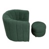 NicBex Modern Swivel Chair with Ottoman, Accent Chair with Solid Wood Frame, Contemporary Living Room Furniture for Bedroom - 3 of 4