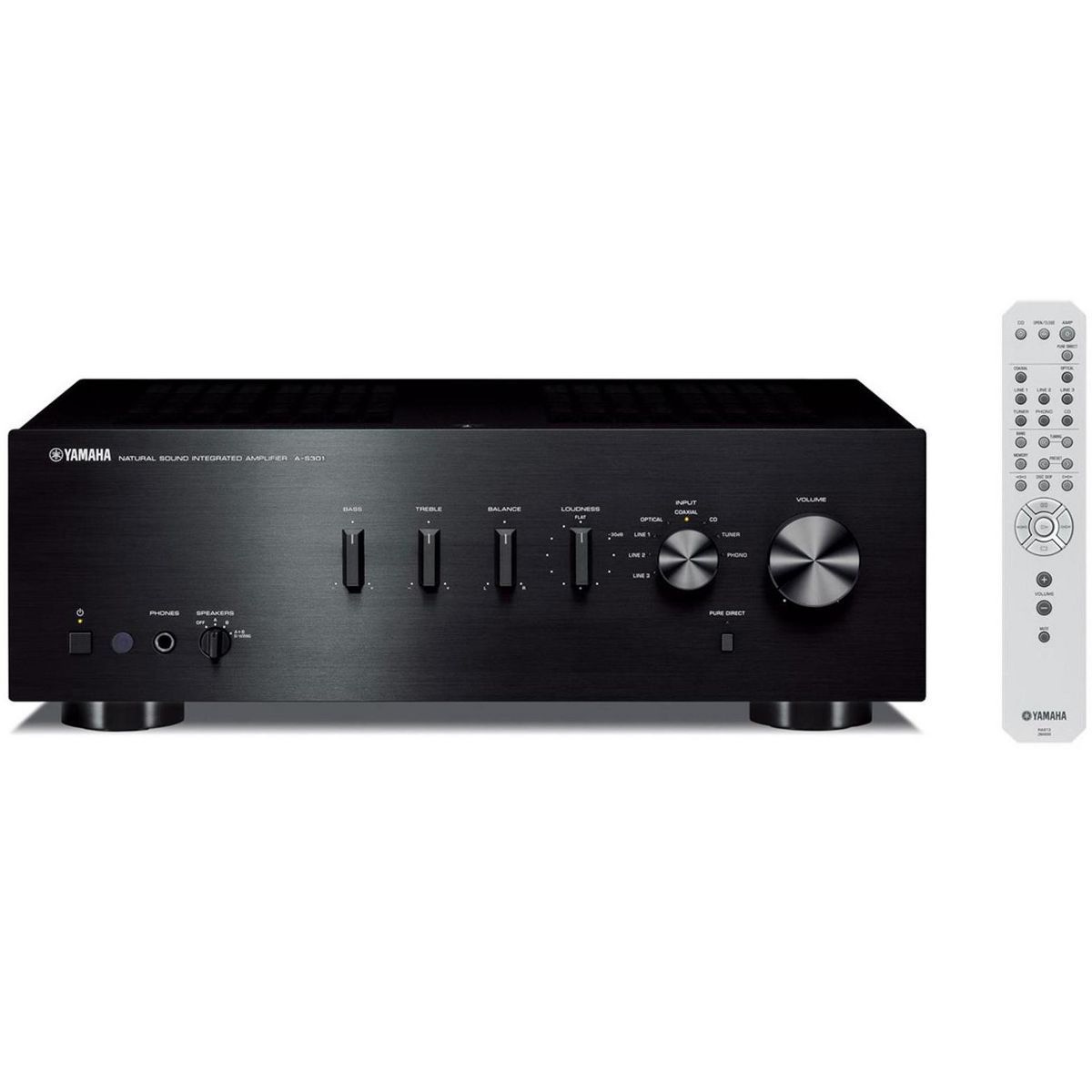Yamaha A-S301 Integrated Amplifier (Black) - thumbnail 5