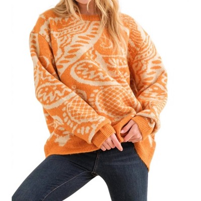 Women's By Your Side Paisley Sweater - And The Why
