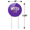 Western Carolina Primary Logo  Acrylic Cake Topper Party Decoration for Wedding Anniversary Birthday Graduation - 2 of 4