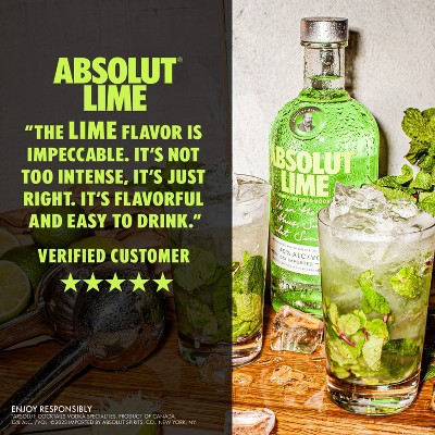 Absolut Lime Vodka - 1L Bottle