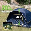 Cesicia Camping Tent fit 2-4 Person, Waterproof Windproof Double Layer with Rainfly, for Backpacking, Hiking, Mountaineering, Outdoor - 3 of 4