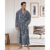 ADR Men's Ultra Plush Fleece Robe, Big and Tall Bathrobe - 2 of 4