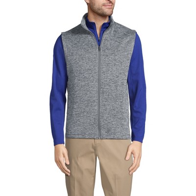 Lands' End School Uniform Men's Sweater Fleece Vest