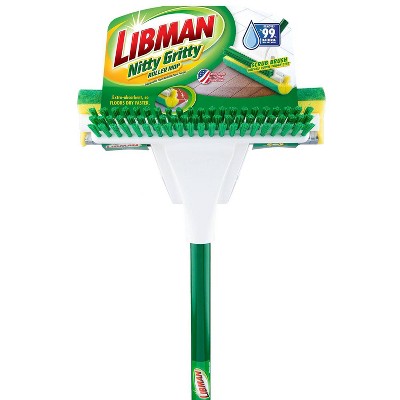 Libman Roller Mop with Scrub Brush, 4 Complete Mops (LIB-00955)