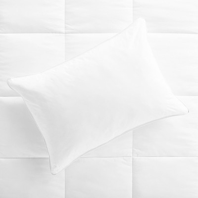 White Hypoallergenic Medium Density Polyester Pillow