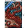 Trends International Lantern Press - Yachats, Oregon, Octopus Mosaic Unframed Wall Poster Prints - 3 of 4