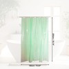 Unique Bargains Waterproof Shower Curtain Liner 78.74"L x 70.87"W Green 1 Set - 3 of 4