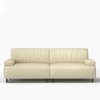 Gaoyangjiaju 86.4 Inch Leather Sofa with Solid Wood Frame - 3 of 4