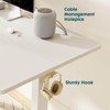 PAGED Ergonomic Computer Desk Modern 39 Inch Standing Desk with Hook and Control Panel for Office, Adjustable Height - 3 of 4
