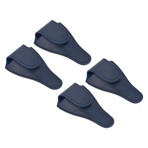 Unique Bargains PU Leather Nail Scissor Protective Cover Small Pointed Nipper Scissor Sheaths 4.5"x2.6" - 1 of 4