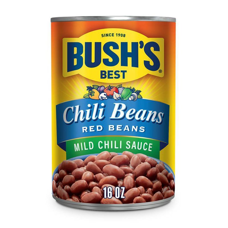 Bush&#39;s Red Beans in Mild Chili Sauce - 16oz, 1 of 8