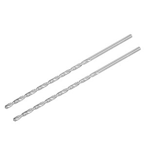 Unique Bargains High Speed Steel Extended Twist Jobber Drill Bits 2 Pcs - 1 of 3