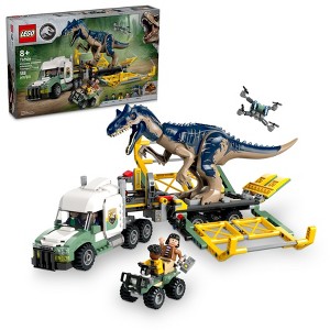 LEGO Jurassic World Dinosaur Missions: Allosaurus Transport Truck Toy 76966 - 1 of 4