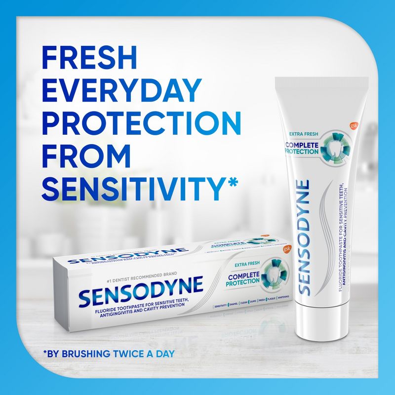 Sensodyne Complete Toothpaste - 3.4oz, 5 of 13