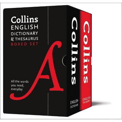 Collins English Dictionary and Thesaurus Boxed Set - 3rd Edition by  Collins Dictionaries (Paperback)