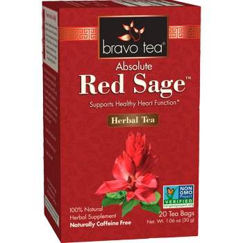 Bravo Tea Red Sage Root Tea - 1 Box/20 Bags