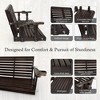 Fortune Candy Wooden Porch Swing 2-Seater/3-Seater for Outdoor Patio Garden Yard (5 ft.) - 3 of 4