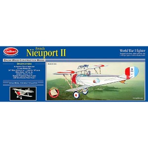 Guillow's Nieuport II Laser Cut Model Kit Small - 1 of 4