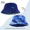 Kids Bucket Hat for Girls & Boys, Packable Fun & Cool Reversible Beach Sun Teen Toddler Bucket Hat with Sunglasses 3-14Y - 3 of 4