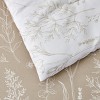 BAGOKIE 2/3PCS Comforter Set Reversible Floral Bedding Set with Comforter & Pillow Sham - 2 of 4