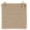 Colonial Mills Boat House - Natural Chair Pad, Set of 4 - 2 of 2