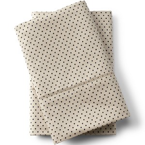 Lands' End 700 Thread Count Luxe Sateen Cotton No Iron Pillowcases - 1 of 3