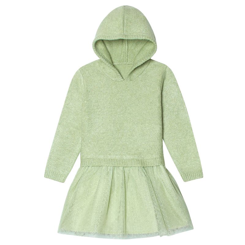 Gerber Toddler Girls' Sweater Dress With Tulle Skirt, 2 of 8